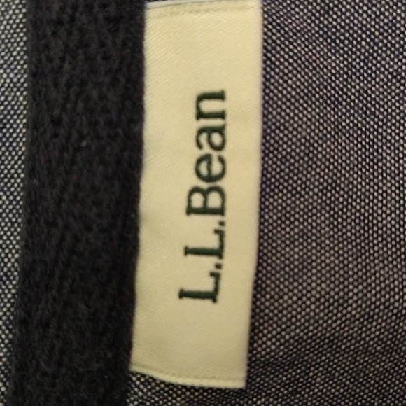 L.L Bean Women's X-Small Petite, Soft Cotton 4 Button Striped Rugby Pullover - Picture 4 of 8